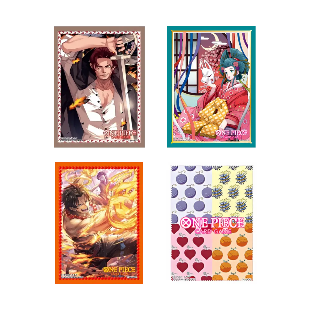 One Piece - Official Card Sleeves - 4 Variationen (Vol. 10)