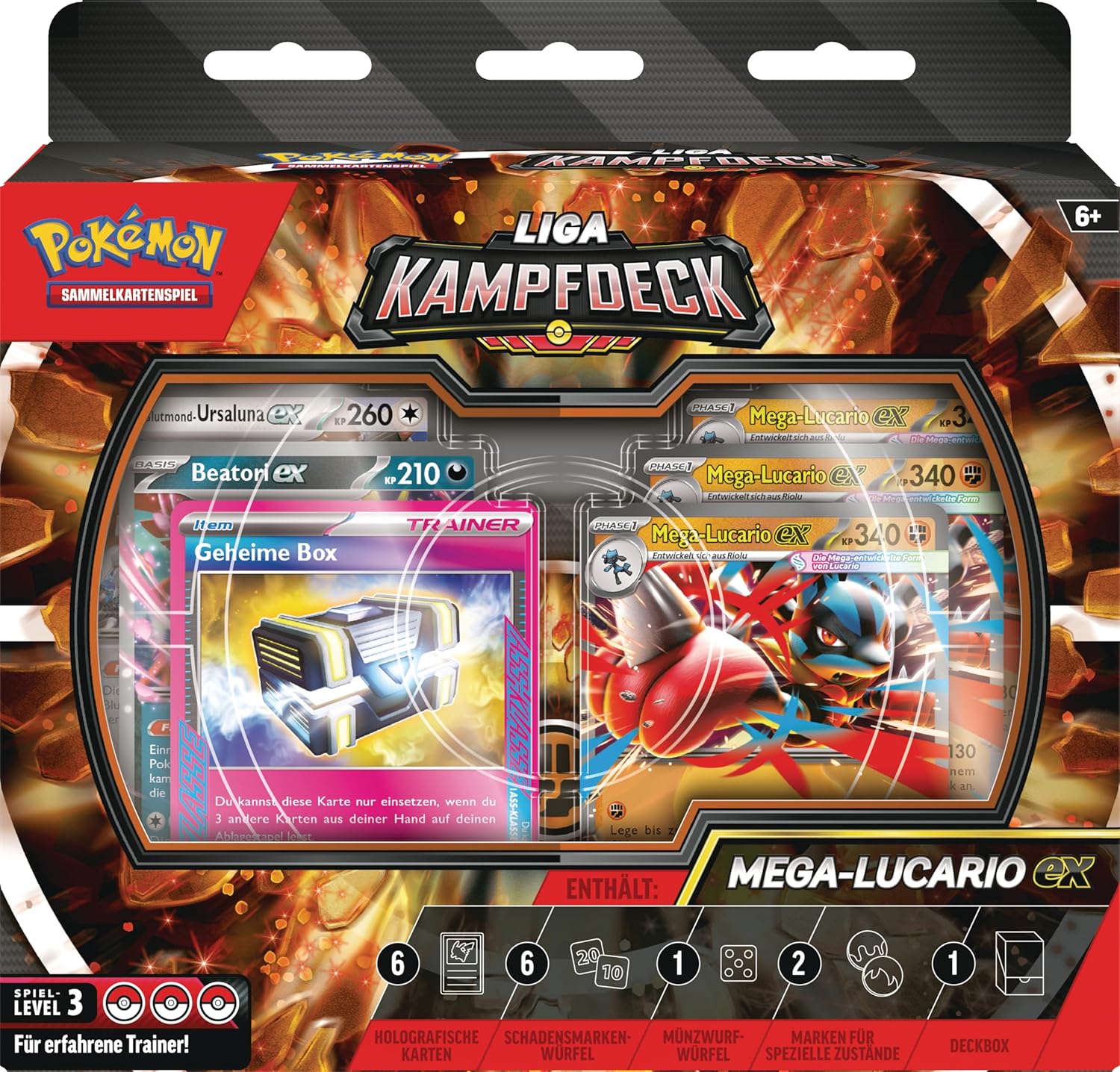 Pokémon TCG | Mega-Lucario ex | Liga-Kampfdeck (DE)