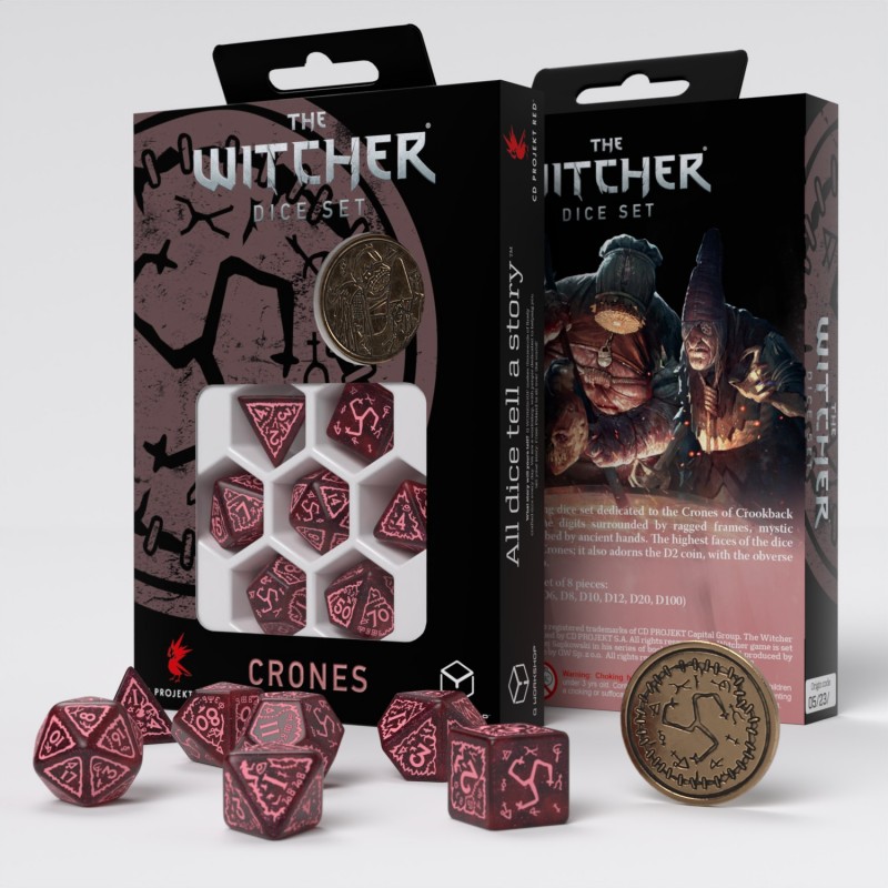 Q Workshop | Crones - Whispess | The Witcher Dice Set