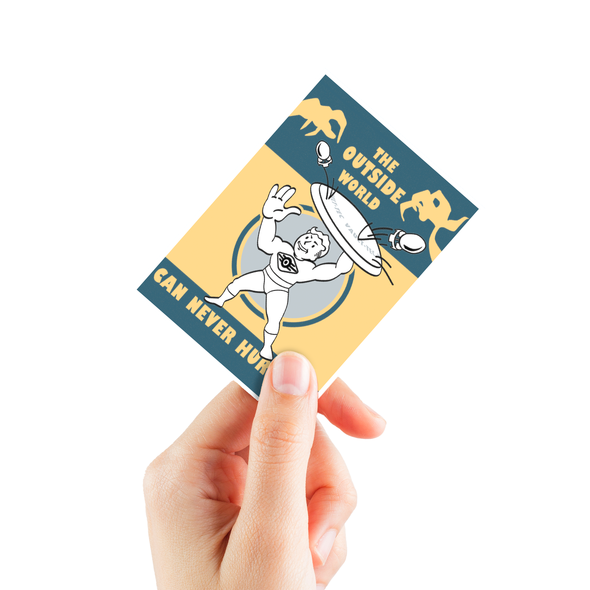 Ultra Pro | Fallout | Vault Boy - The Outside World 105ct APEX DECK PROTECTOR Sleeves
