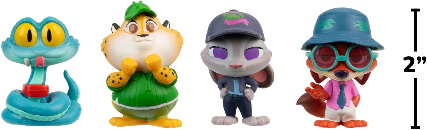 Disney | Zoomania 2 Figure Pack | Mystery Tails (5 Figures)