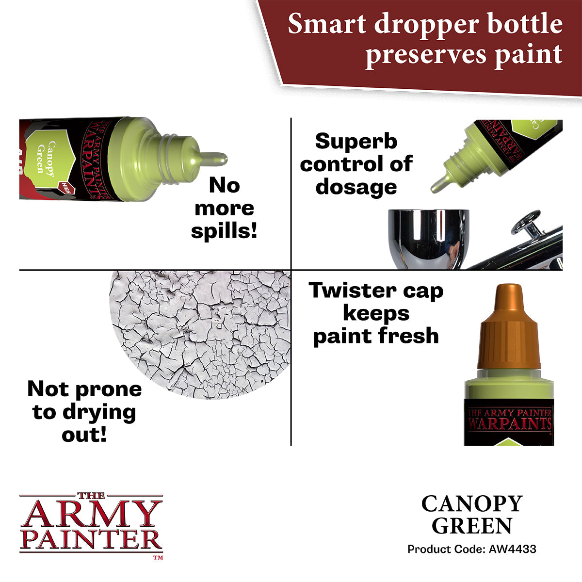 The Army Painter - Canopy Green - Warpaints Air