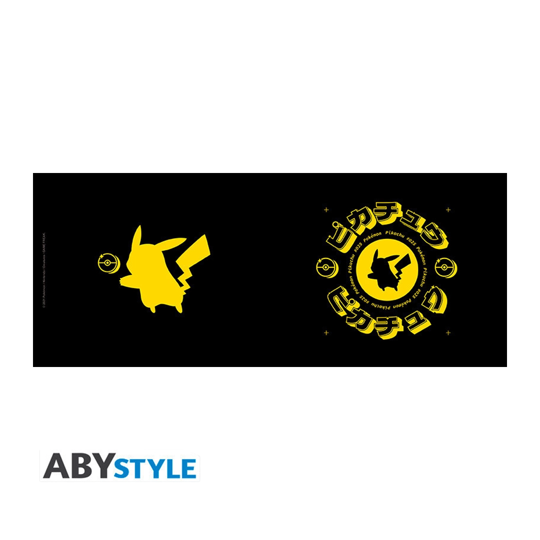 Abysse | Pokémon Tasse Pikachu - Black Icon 460ml Keramik