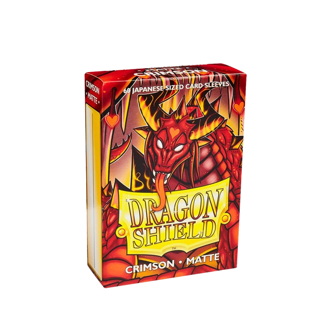 Dragon Shield: Crimson - Matte Sleeves - Japanese Size