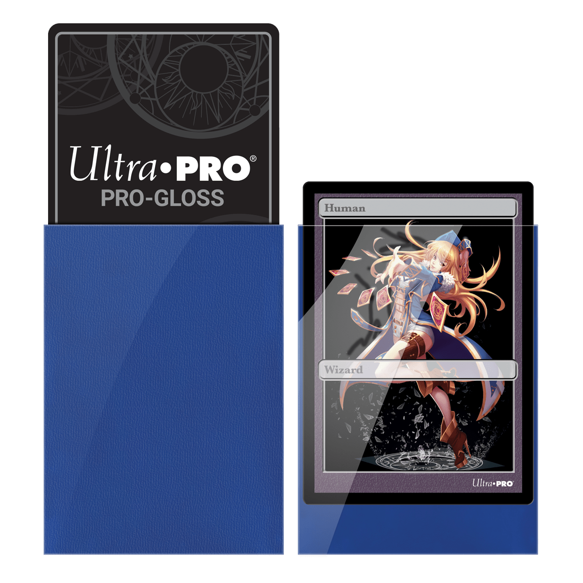 Ultra Pro - Pro-Gloss Small Deck Protector Sleeves Stil: Blue