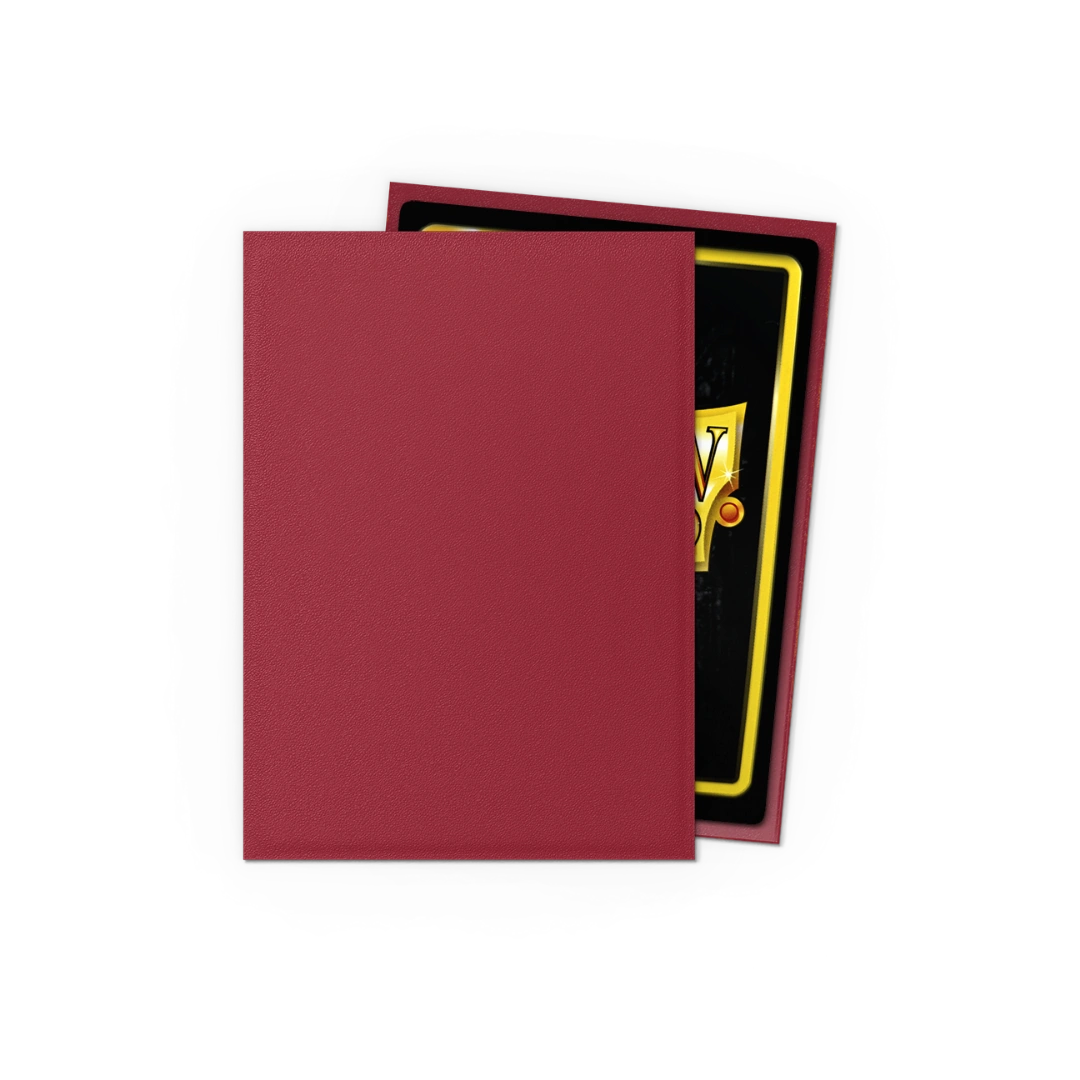 Dragon Shield: Blood Red- Non-Glare - Matte Sleeves - Standard Size