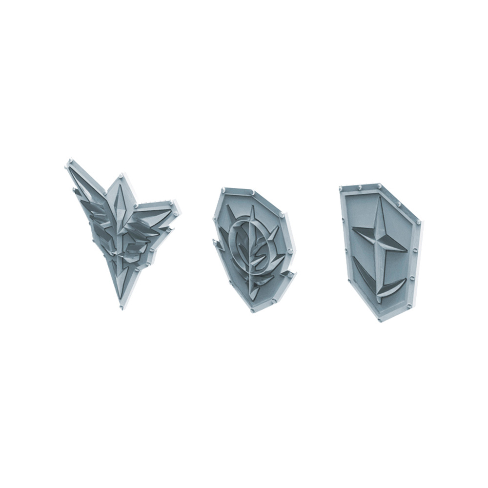 Bandai: Builders Parts HD MS Emblem Relief 01 – Zubehör für Gundam Modellbausätze