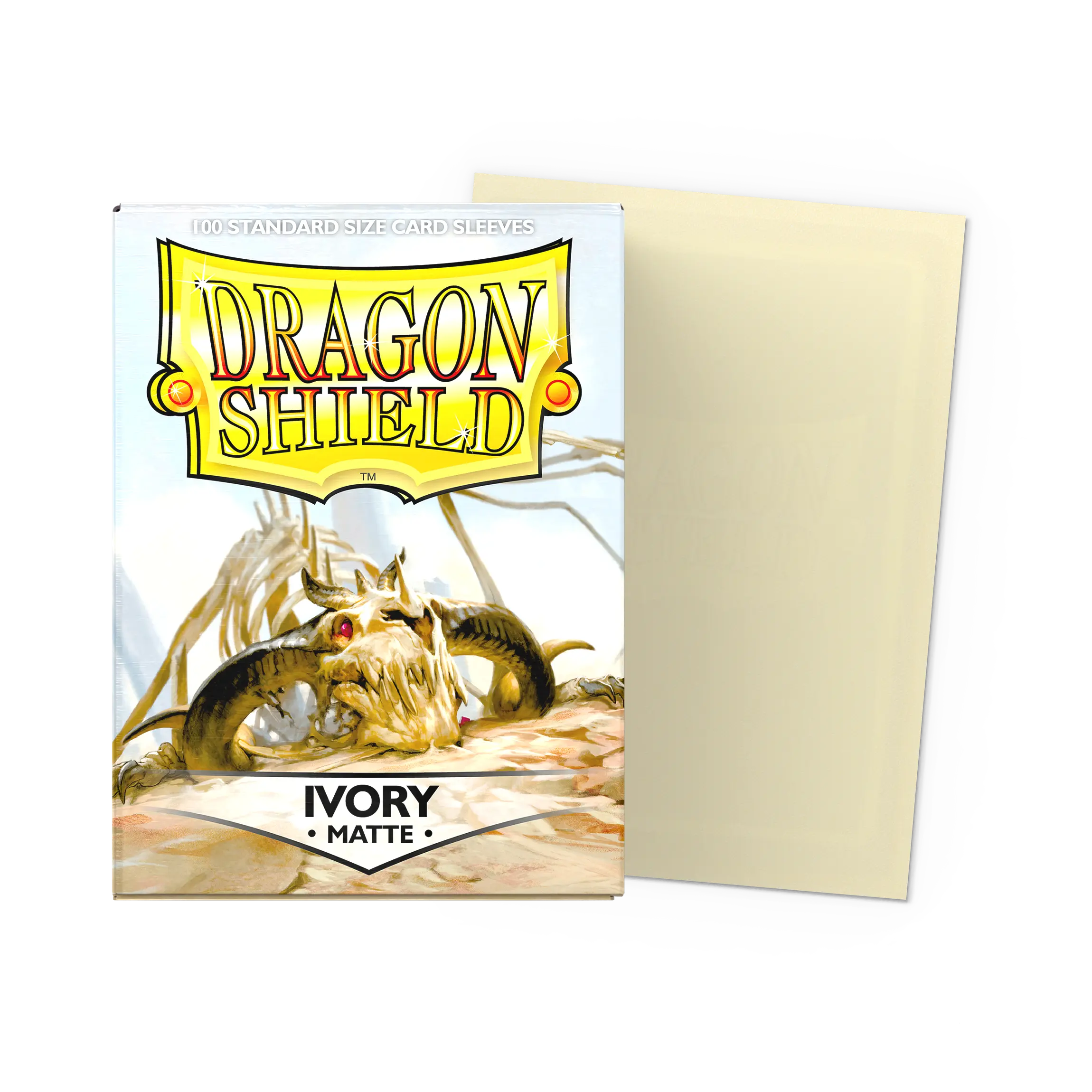 Dragon Shield: Ivory - Matte Sleeves - Standard Size
