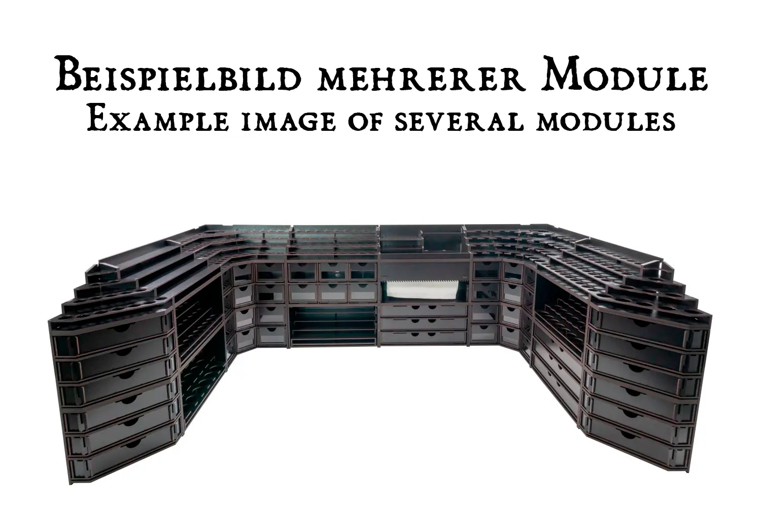 Kraken Wargames | Papier Modul | Black Rack