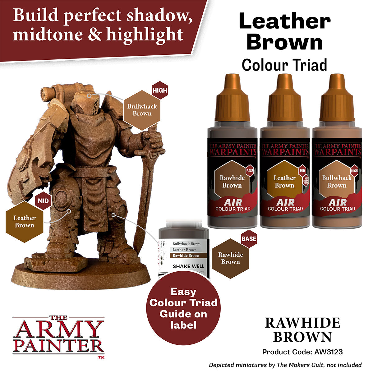 The Army Painter - Rawhide Brown - Warpaints Air