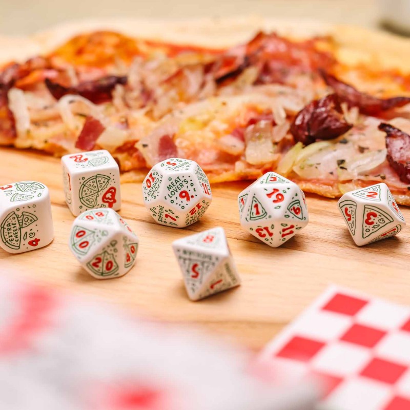 Q Workshop | Pepperoni | Pizza Dice Set
