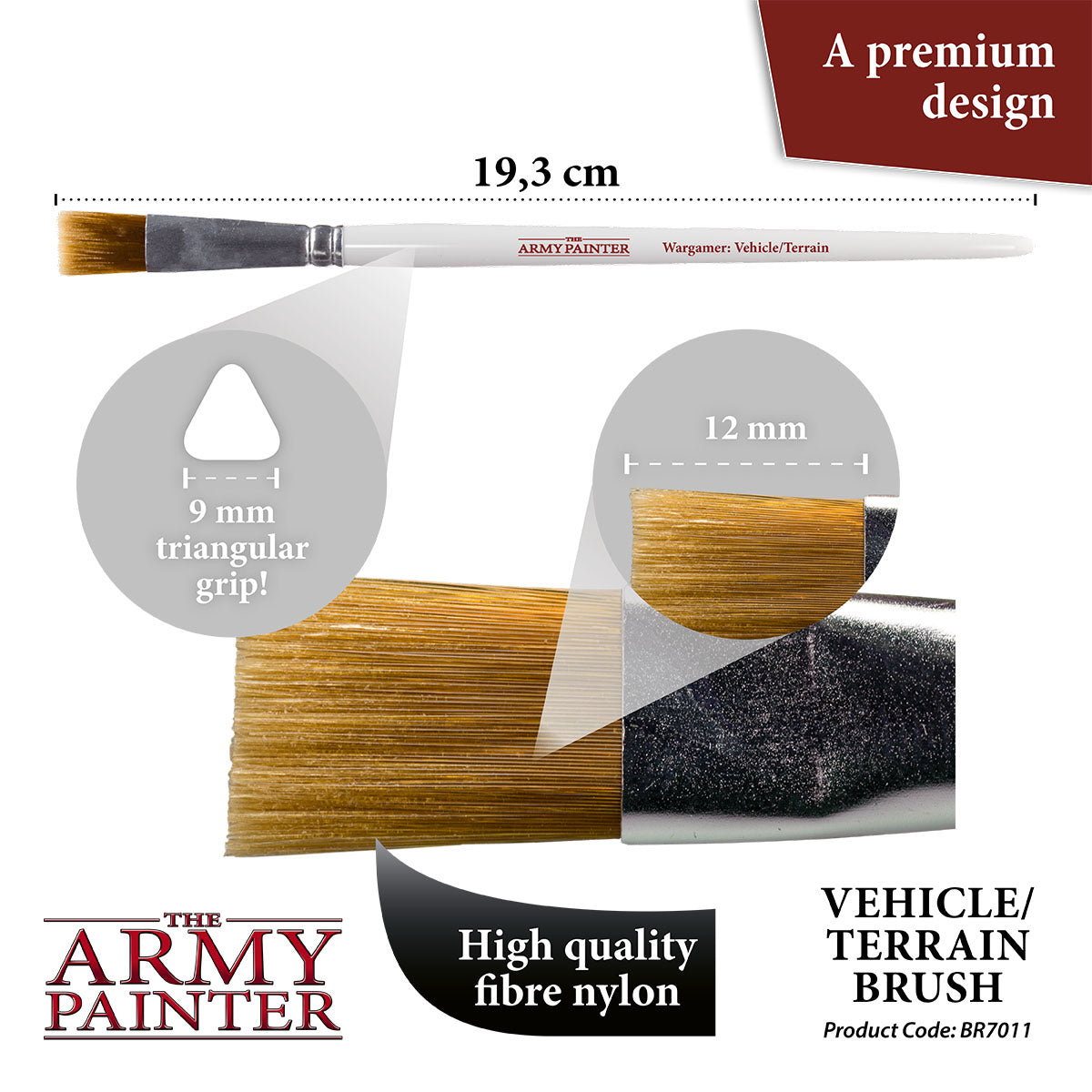 The Army Painter - Vehicle & Scenery - Wargamer Brush