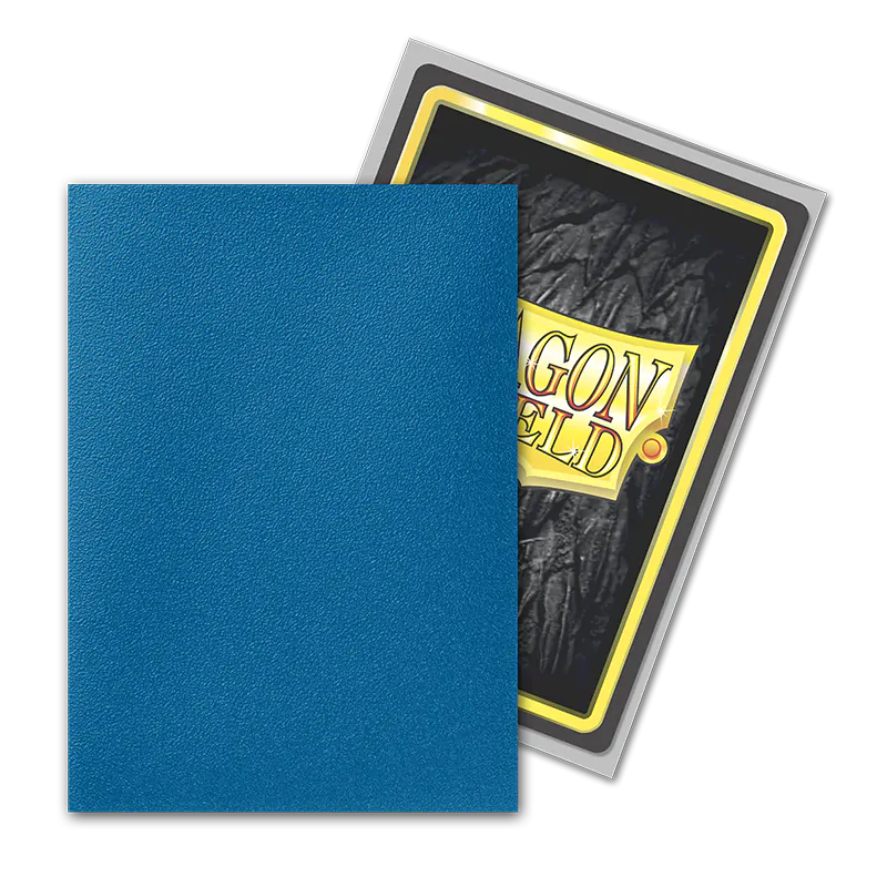 Dragon Shield: Cobalt/Silver - Dual Matte - Standard Size (100 Sleeves)