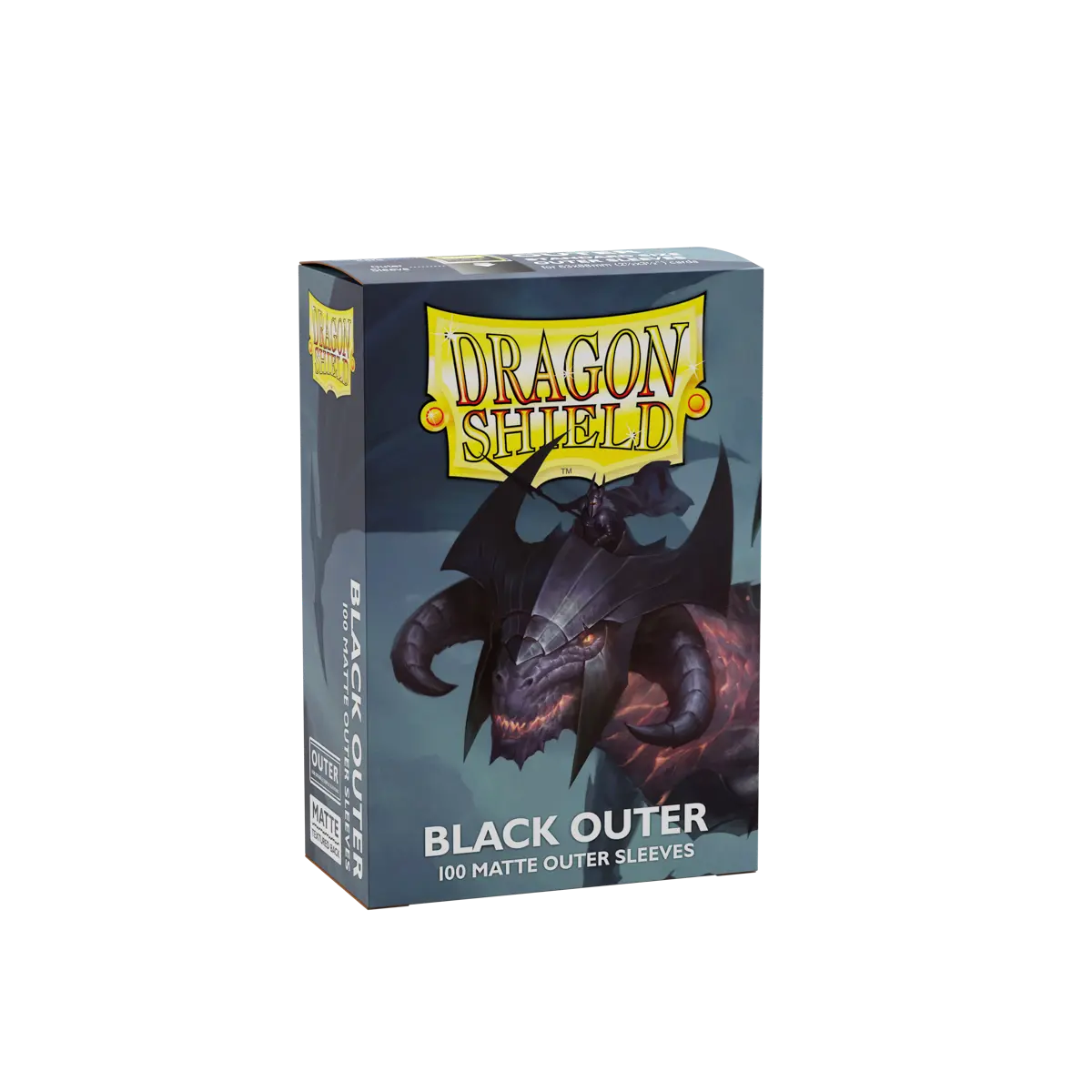 Dragon Shield: Black - Matte Outer Sleeves - Standard Size