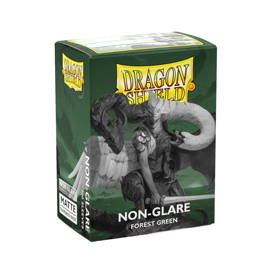 Dragon Shield: Forest Green- Non-Glare - Matte Sleeves - Standard Size