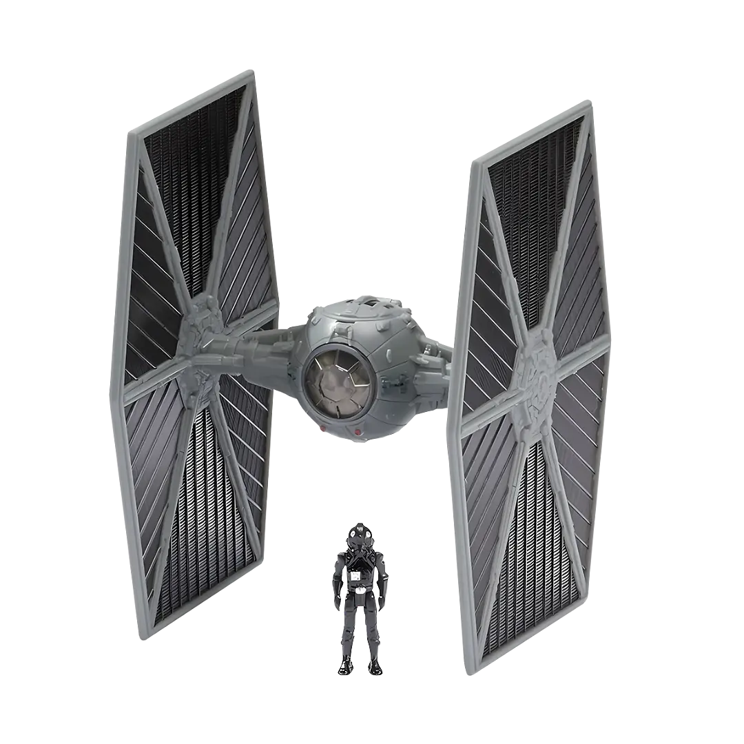 Jazwares: Star Wars - TIE Fighter Grau - Raumschiff 8cm (inklusive 1er Spielfigur)