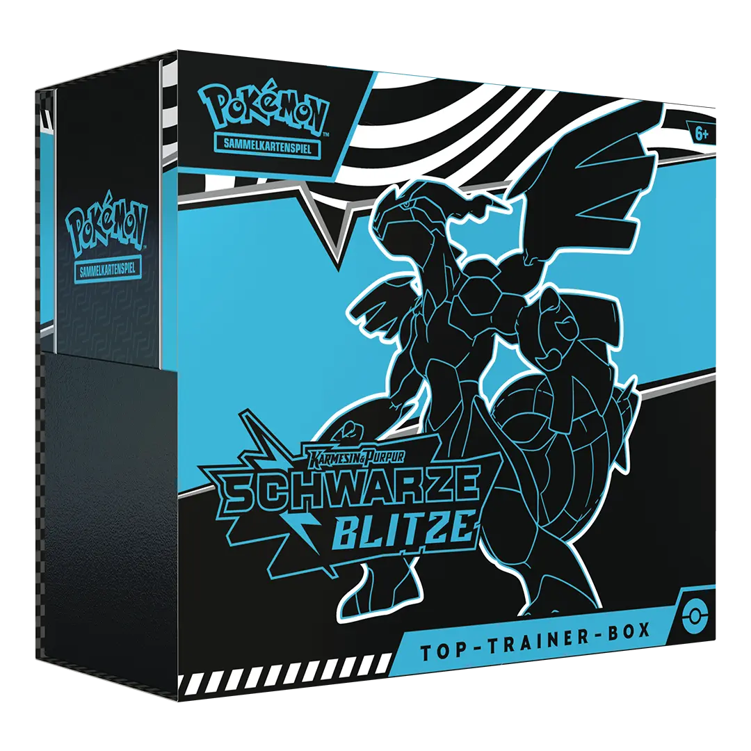 Pokémon TCG: Schwarze Blitze (KP10.5) - Top Trainer Box (DE) Pokémon TCG: Schwarze Blitze (KP10.5) - Top Trainer Box (DE)