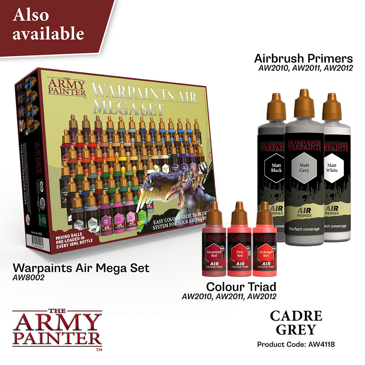 The Army Painter - Cadre Grey - Warpaints Air