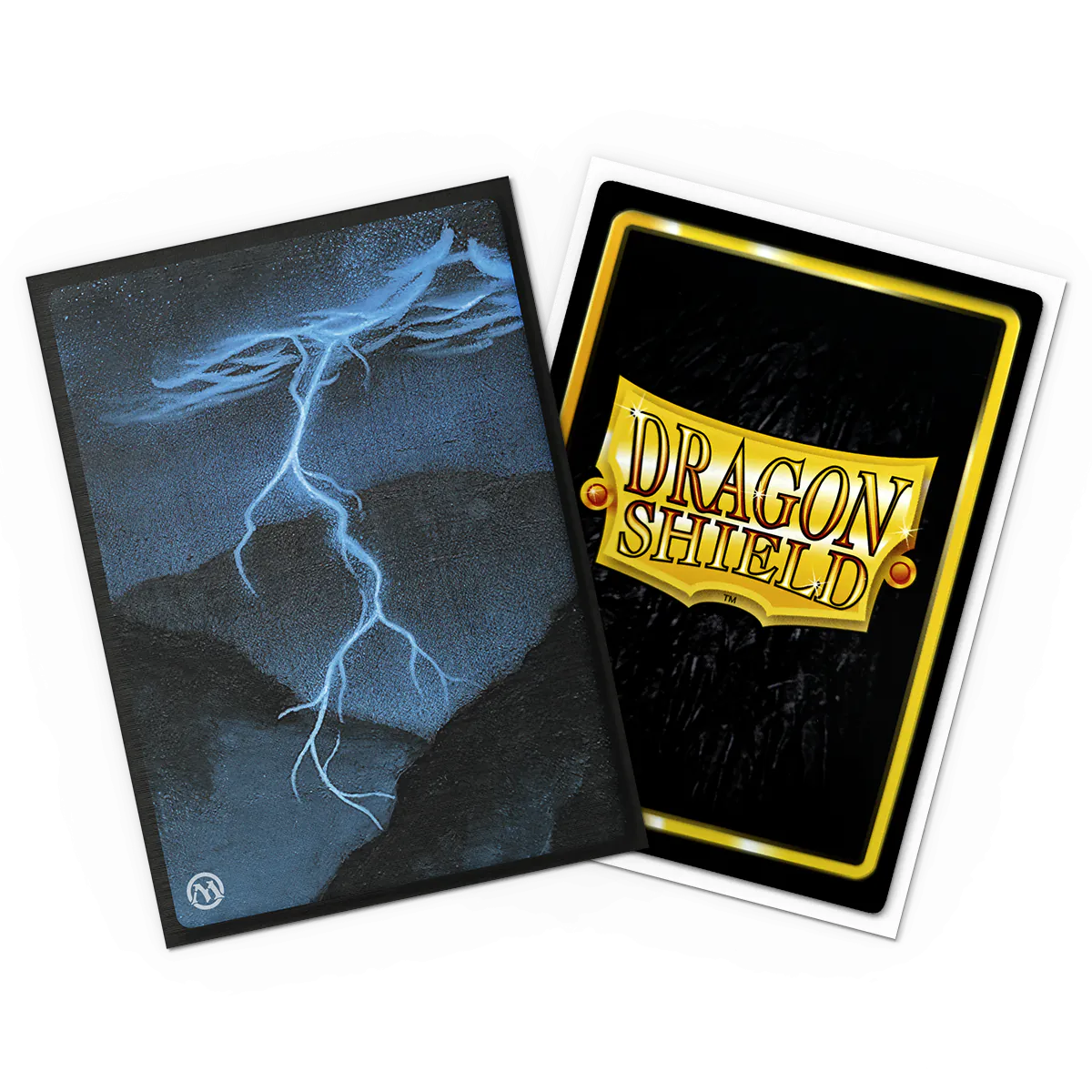 Dragon Shield | Lightning Bolt | Brushed Art Sleeves Standard Size