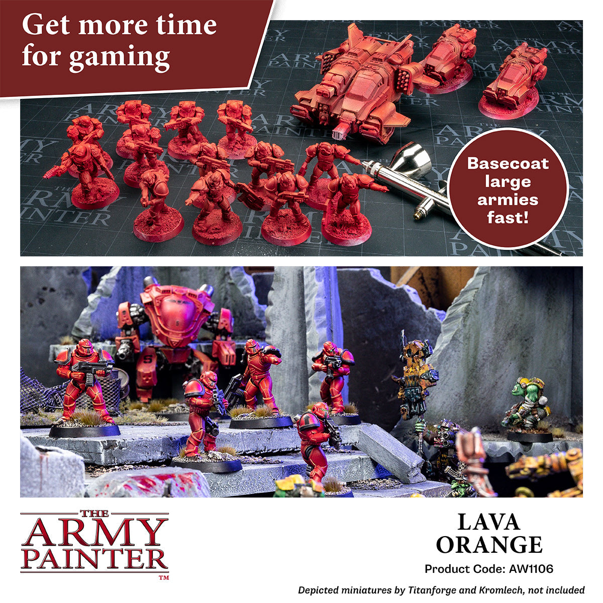 The Army Painter - Lava Orange - Warpaints Air