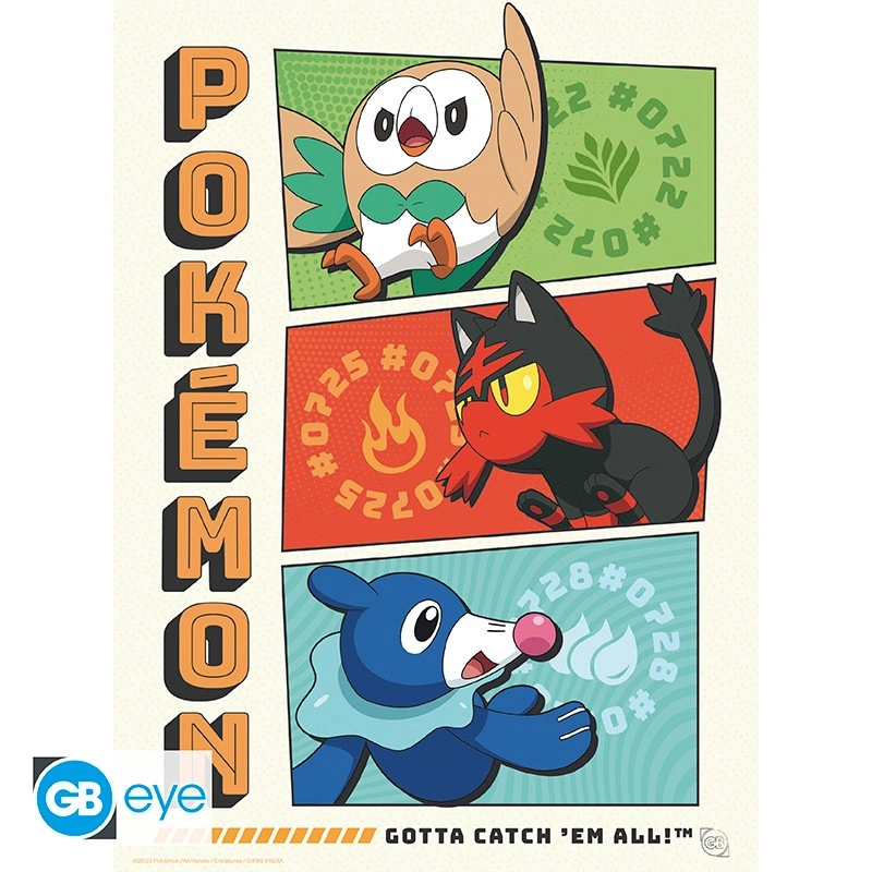 Abysse | Pokémon - 9 Posters (21 x 29,7cm) - Portfolio Starters
