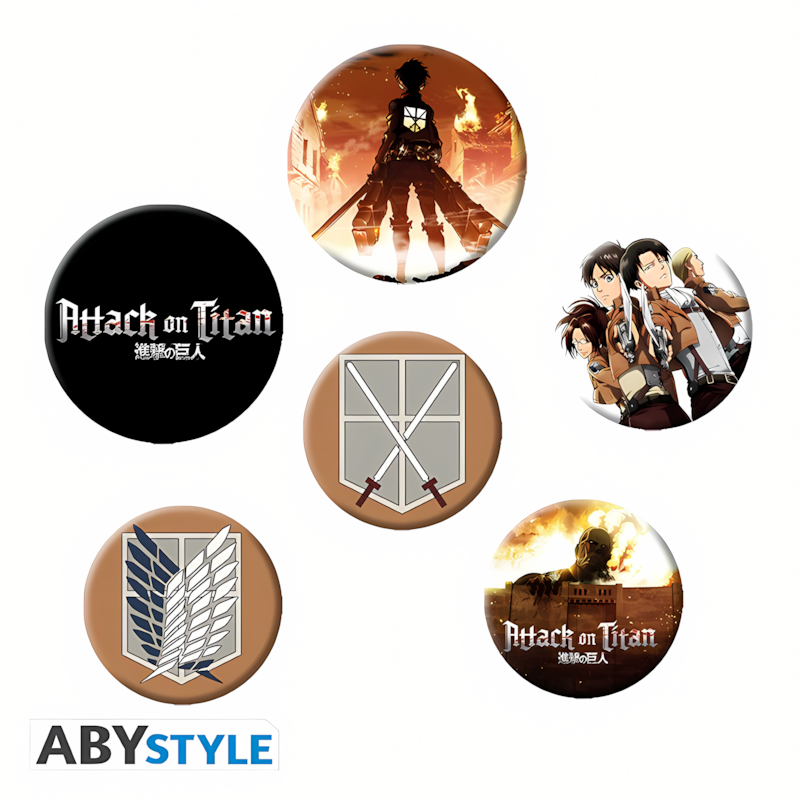 Abysse | Attack On Titan | Characters Badge Pack