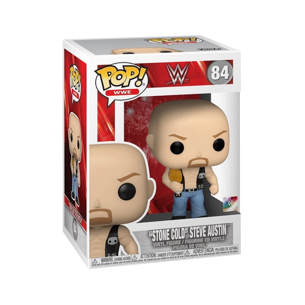 Pop! WWE: Steve Austin with Belt - WWE