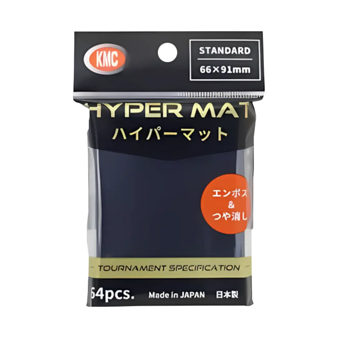 KMC - Standard Sleeves Hyper Mat (64) Stil: Schwarz