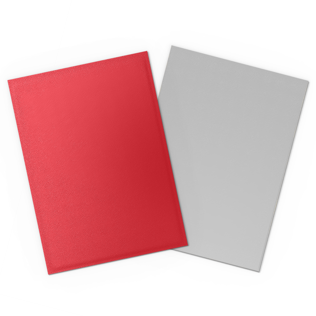 Dragon Shield | Crimson & Silver | Matte Dual Sleeves Standard Size