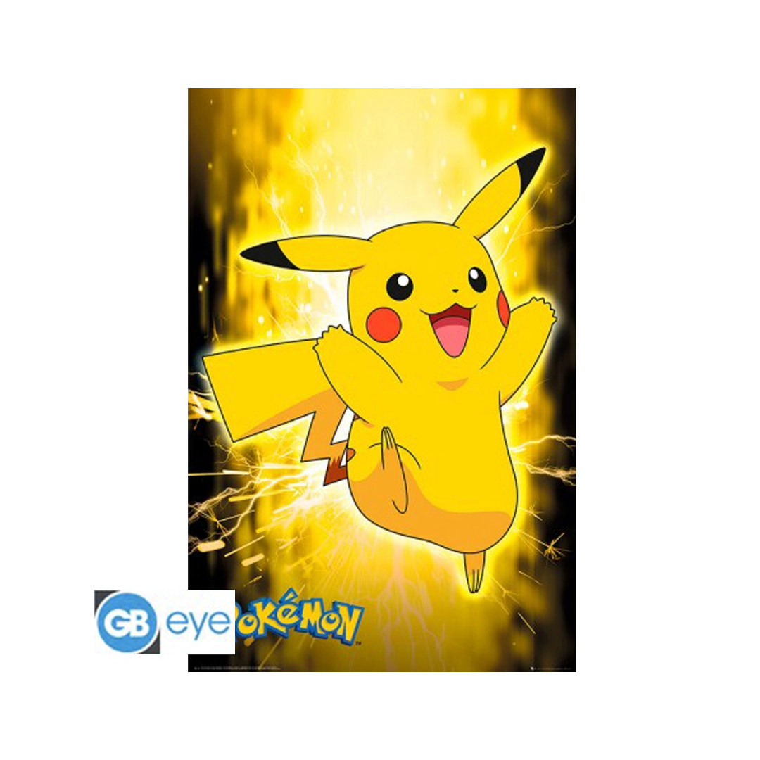 Pokémon - Maxi Poster 91.5x61 Stil: Pikachu Neon
