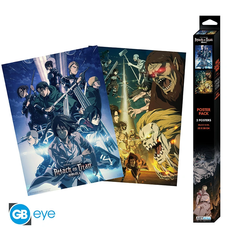 Abysse: Attack on Titan - Chibi Set 2 Poster (52 x 38cm) - Set 2