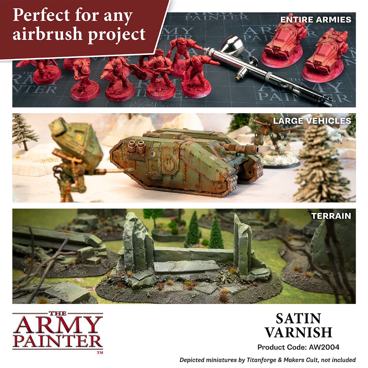 The Army Painter - Aegis Suit Satin Varnish 100ml - Warpaints Air