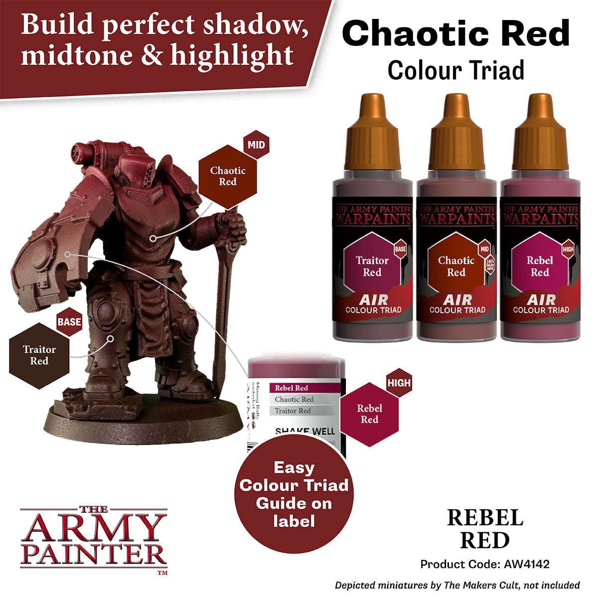 The Army Painter - Rebel Red - Warpaints Air