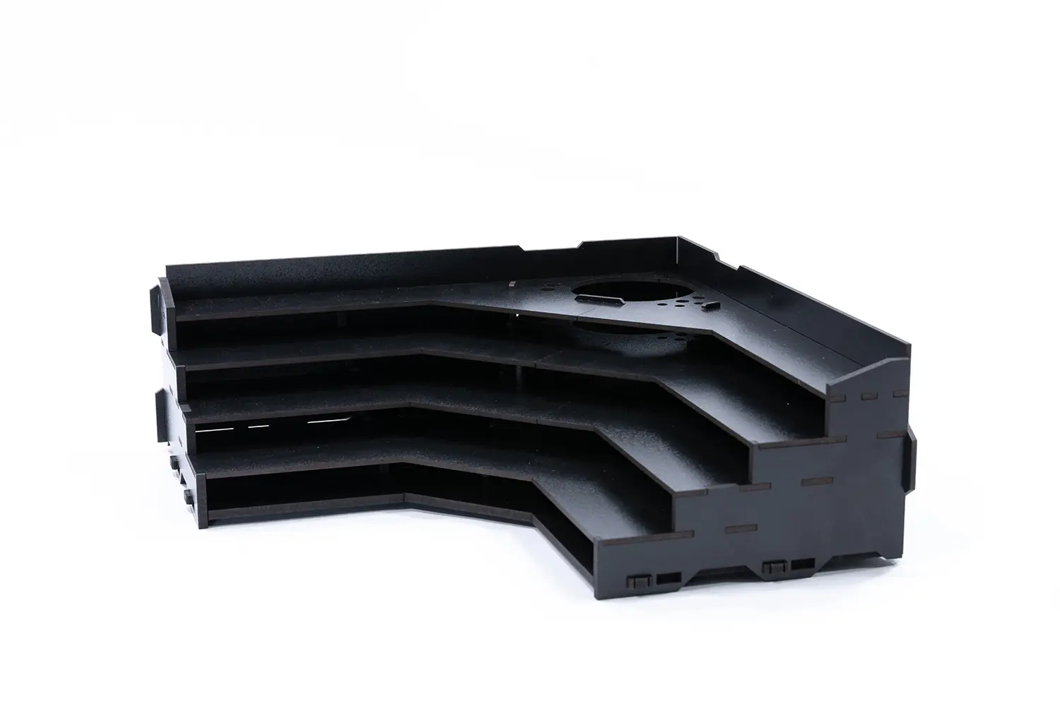 Kraken Wargames | Eck Farbregal Top (Tribüne) | Black Rack