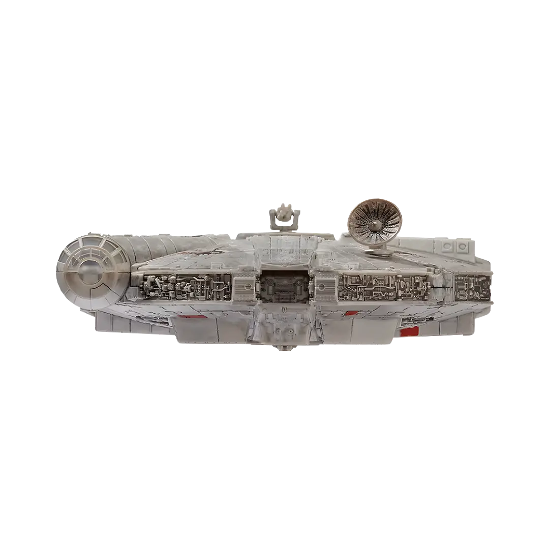 Jazwares: Star Wars - Millenium Falke - Raumschiff 30cm (mit Licht- und Soundeffekten) (inklusive 4 Spielfiguren) Jazwares: Star Wars - Millenium Falke - Raumschiff 30cm (mit Licht- und Soundeffekten) (inklusive 4 Spielfiguren)