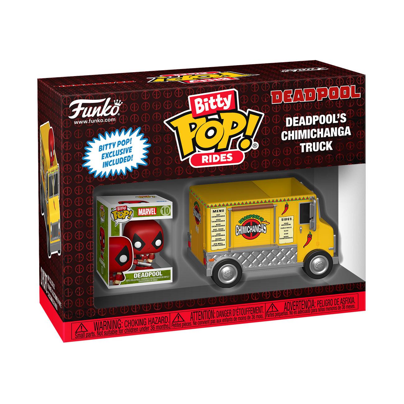 Bitty POP! Ride: Deadpool's Chimichanga Truck - Marvel