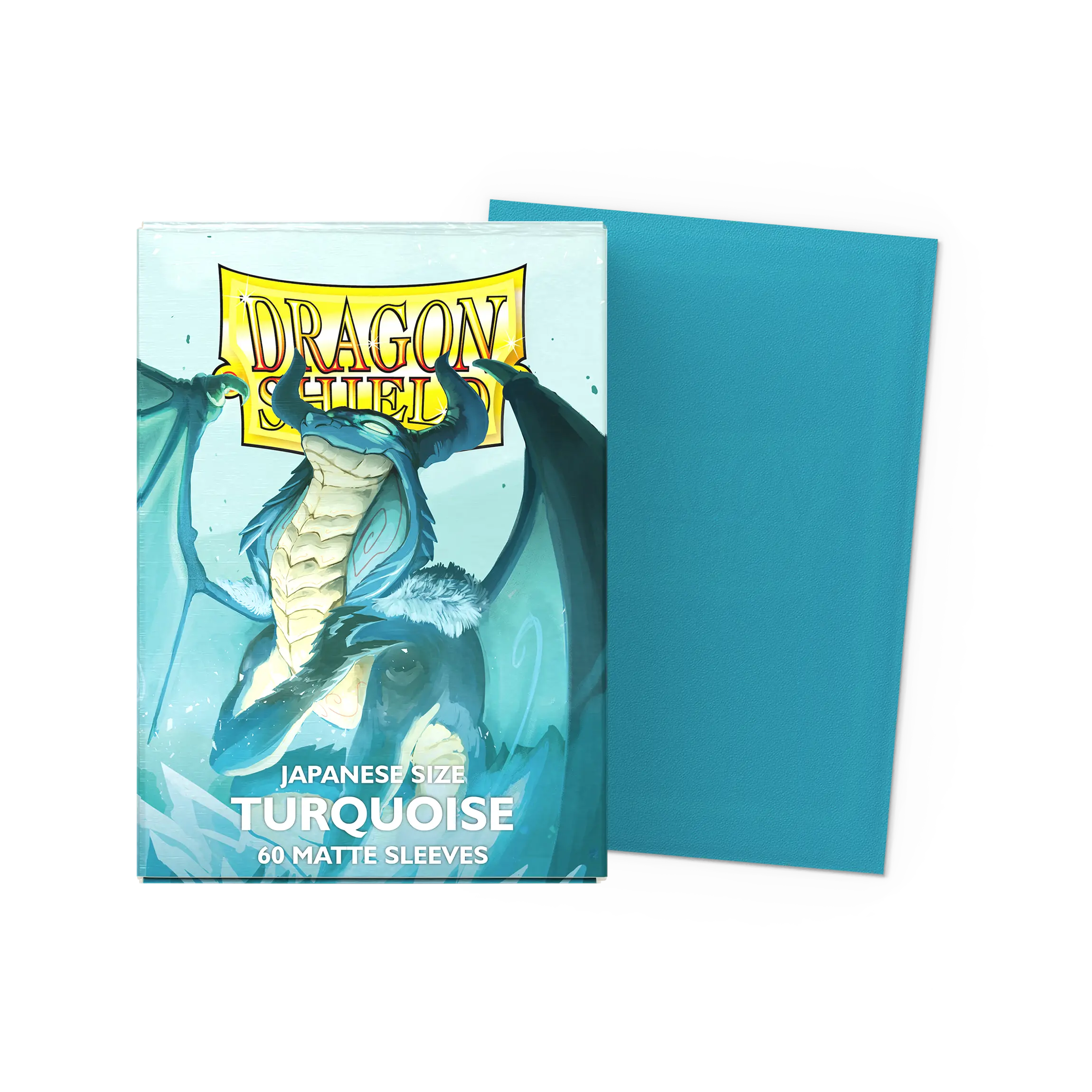 Dragon Shield: Turquoise - Matte Sleeves - Japanese Size