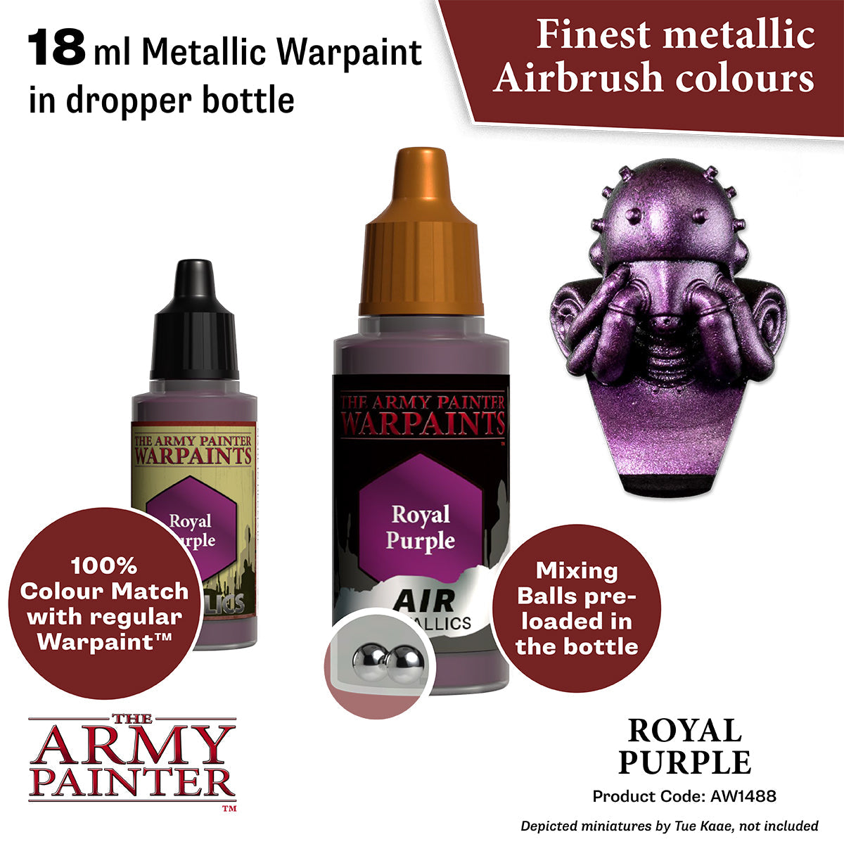The Army Painter - Royal Purple - Warpaints Air Metallics