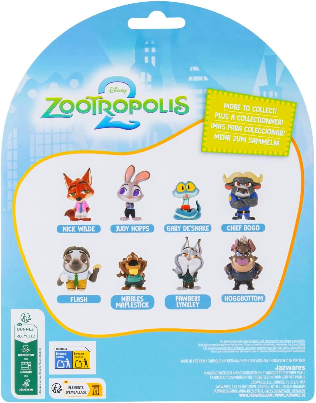 Disney | Zoomania 2 Figure Pack | Mystery Tails (5 Figures)
