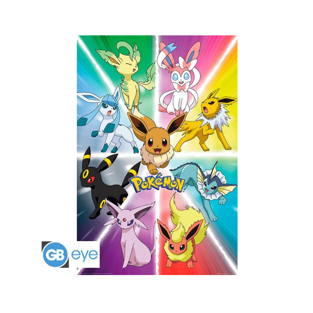Pokémon - Maxi Poster 91.5x61 Stil: Eevee Evolution