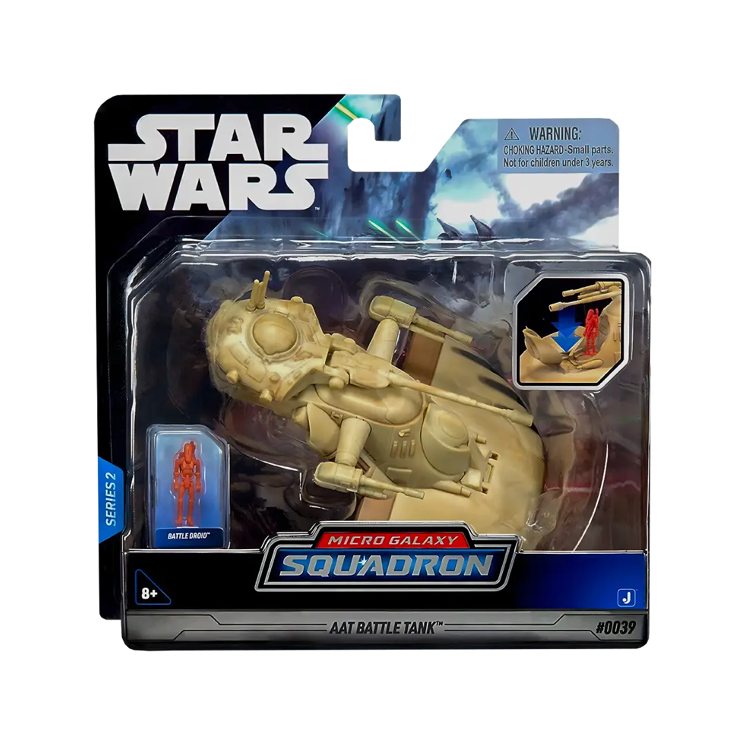 Jazwares: Star Wars - AAT - Armored Assault Tank - Raumschiff 18cm (inklusive 1er Spielfigur)