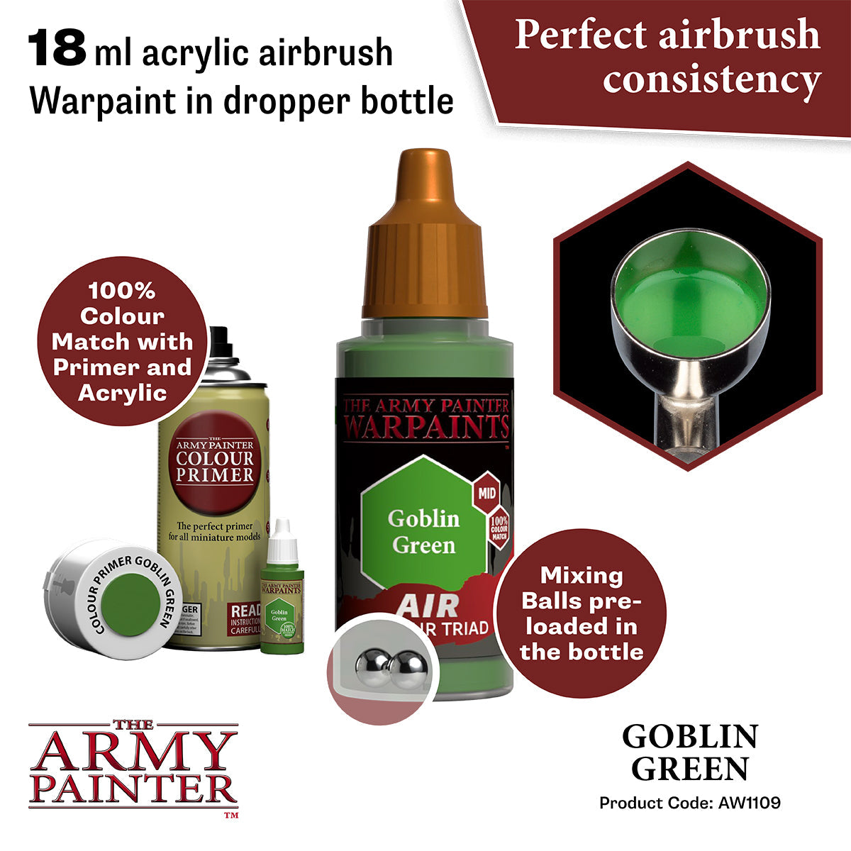 The Army Painter - Goblin Green - Warpaints Air