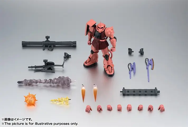Tamashii Nations | MS-06S Zaku II Custom Model (Version A.N.I.M.E.) The Robot Spirits (13cm) | Gundam