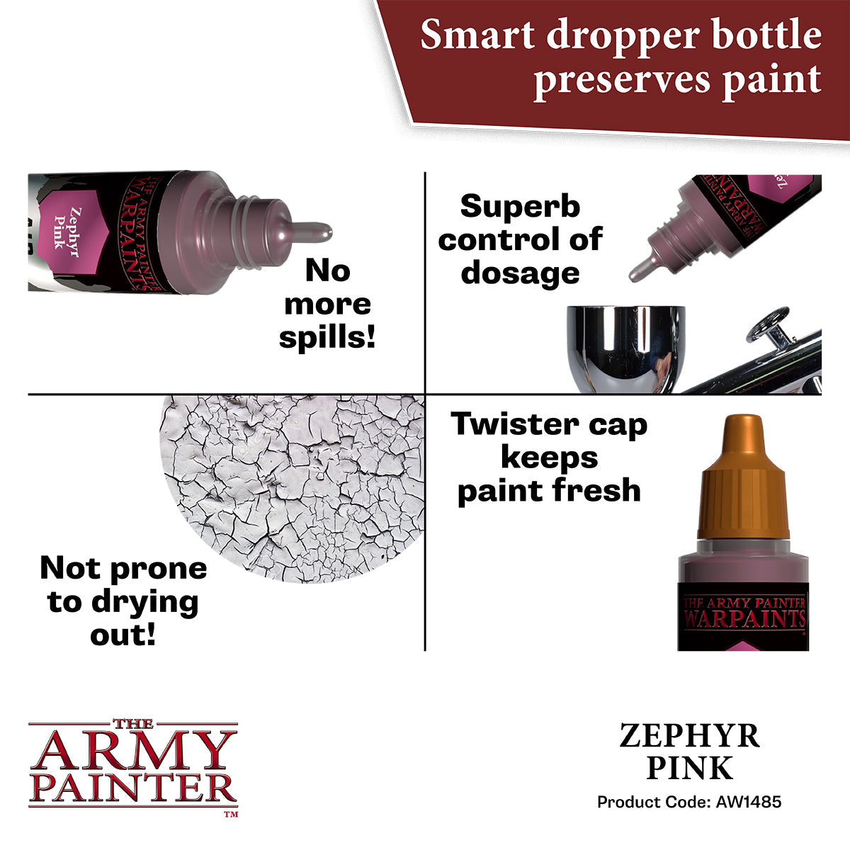 The Army Painter - Zephyr Pink - Warpaints Air Metallics