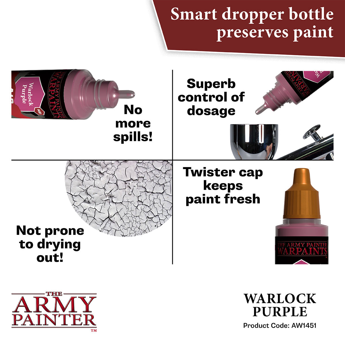 The Army Painter - Warlock Purple - Warpaints Air