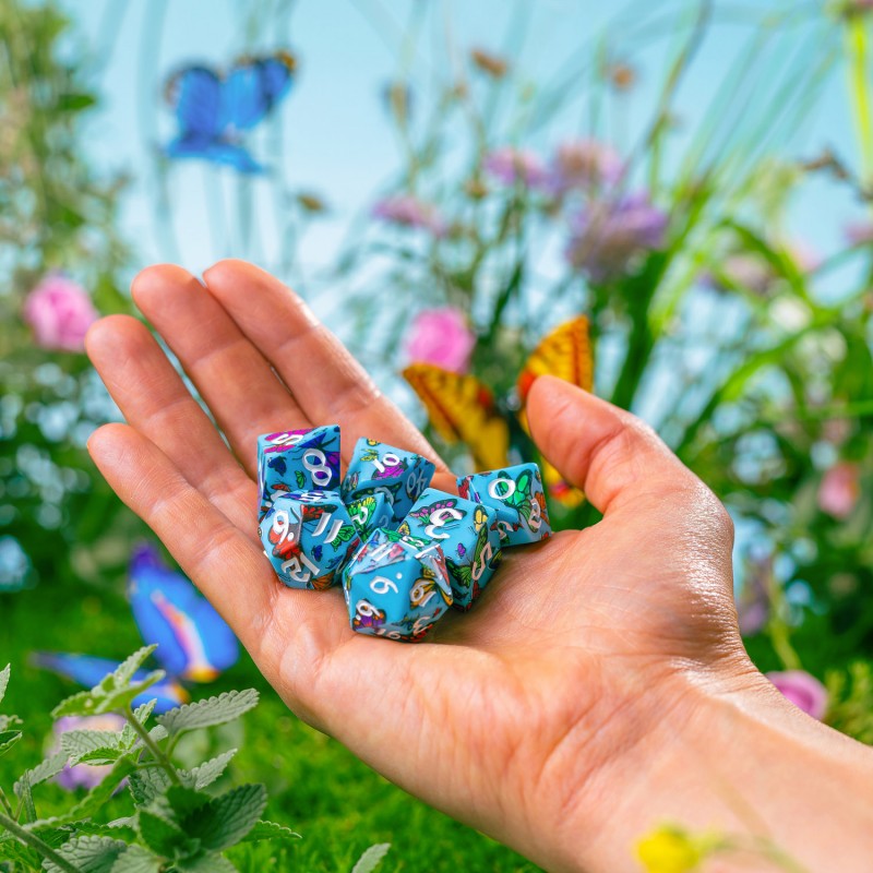 Q Workshop | Butterfly | Full Art Dice Set™