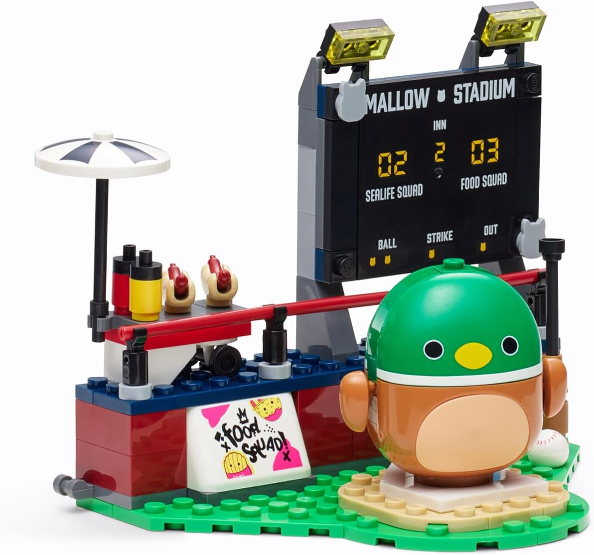 Squishmallows | BLDR Building Set | Avery's Ballgame With Avery (INTL)