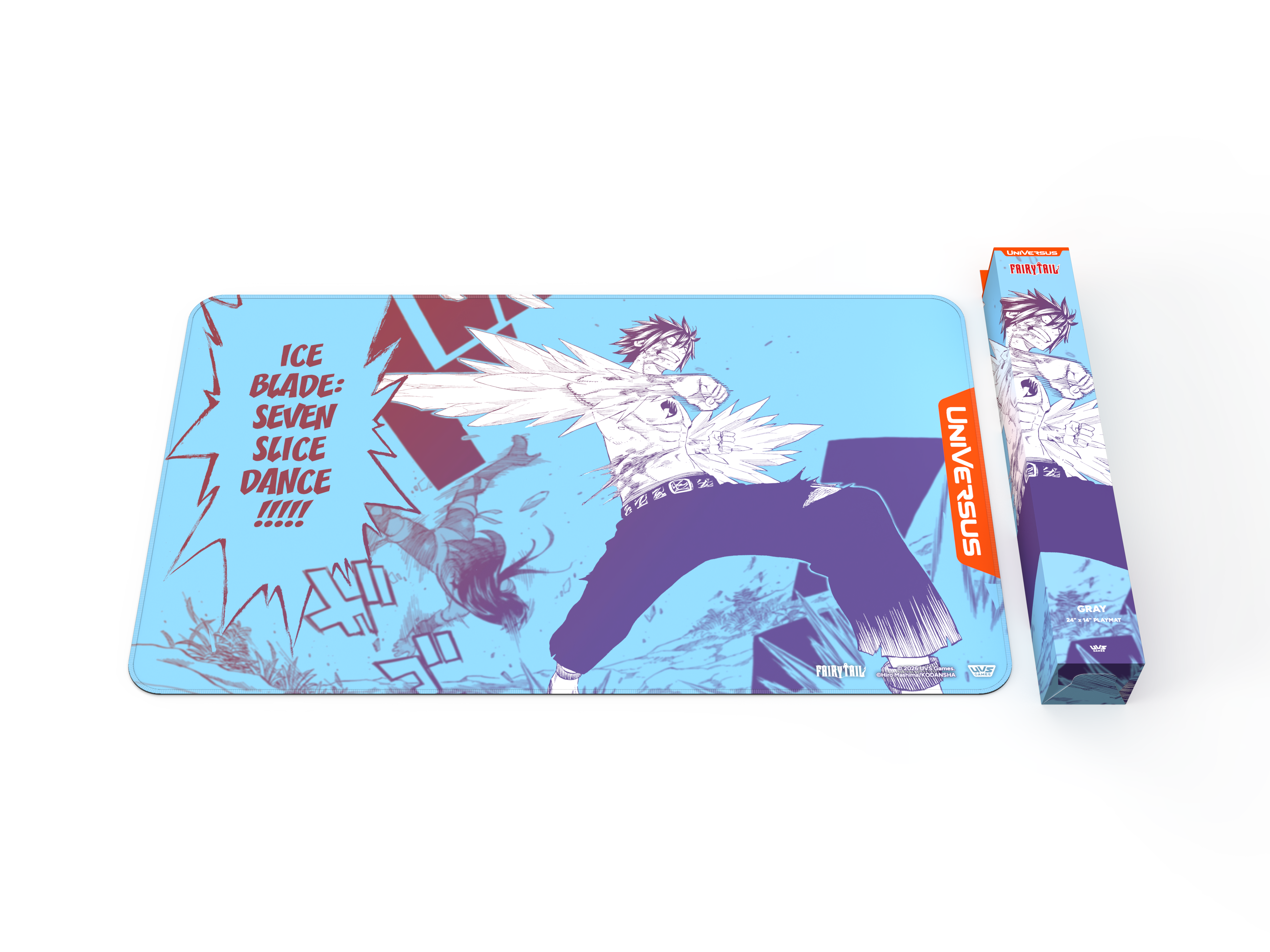 UniVersus CCG | Fairy Tail: All Fired Up! - Gray | Playmat