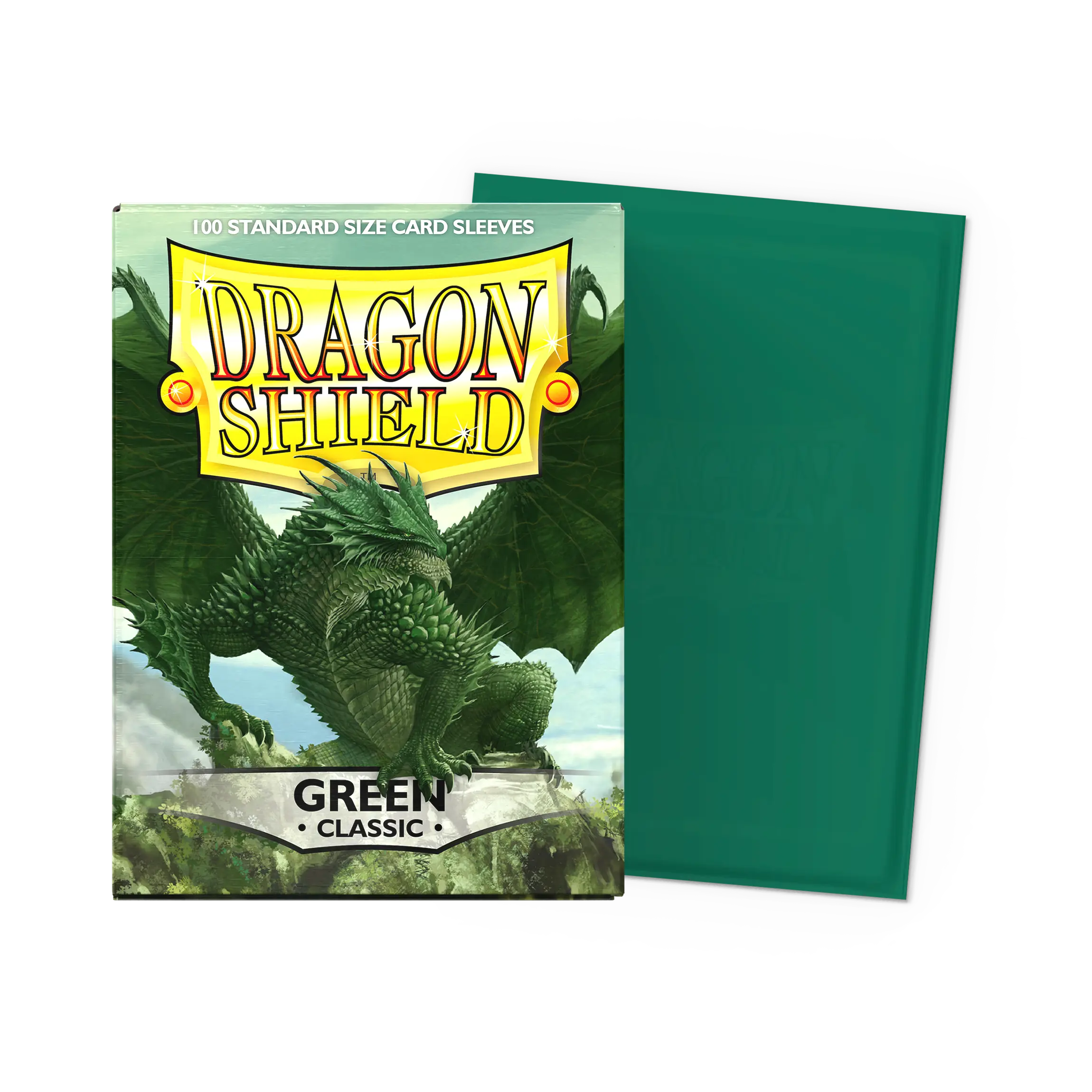 Dragon Shield: Green - Classic Sleeves - Standard Size