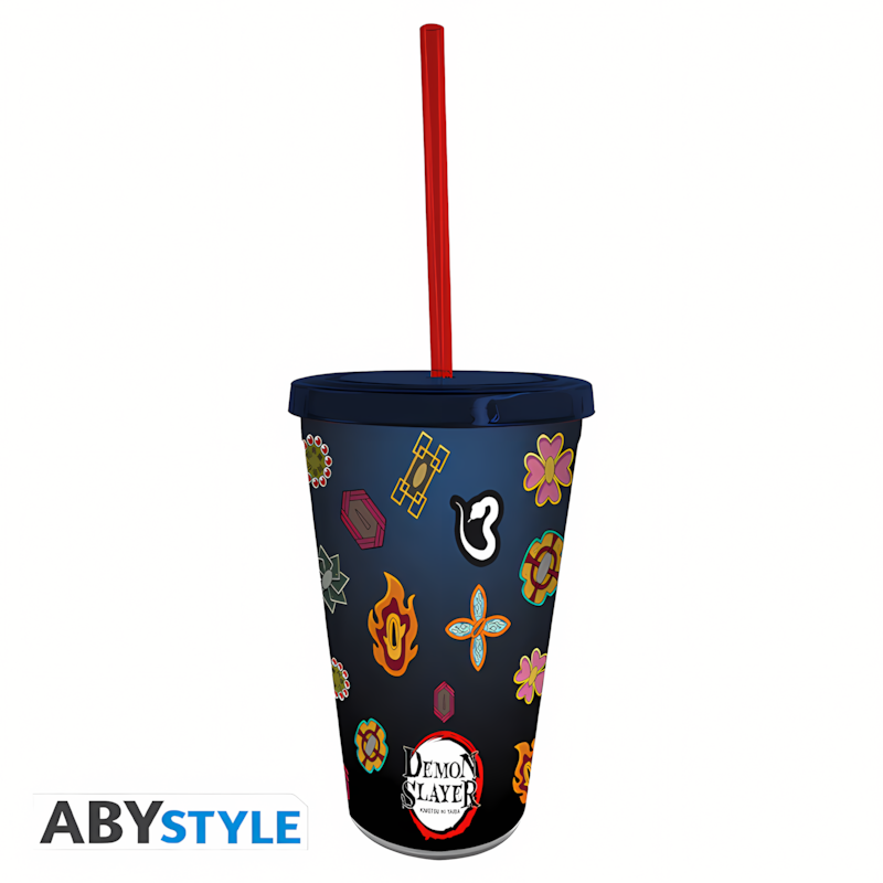 Demon Slayer | Pillars | Tumbler With Straw (470ml)